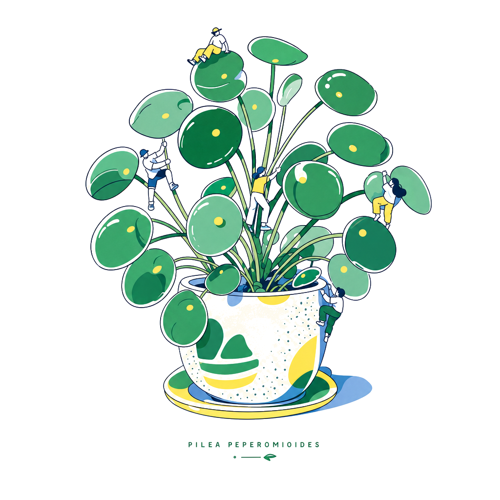 T-shirt Pilea Peperomioides