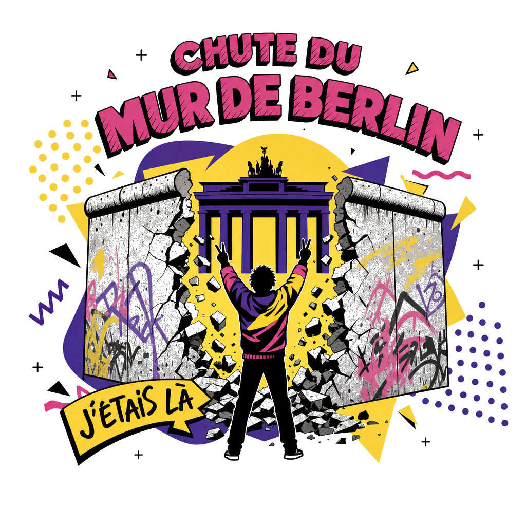 T-shirt Chute du Mur