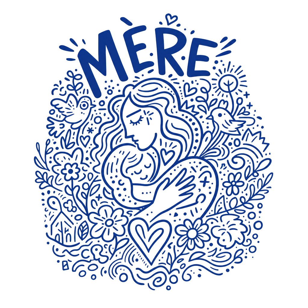 T-shirt "Maman" Multilingue