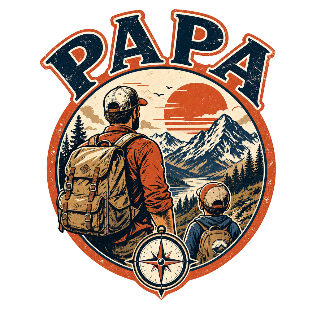T-shirt 'Papa Aventurier'