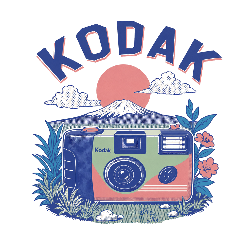 Kodak Jetable - T-shirt Vintage Collection Objets Cultes Années 90