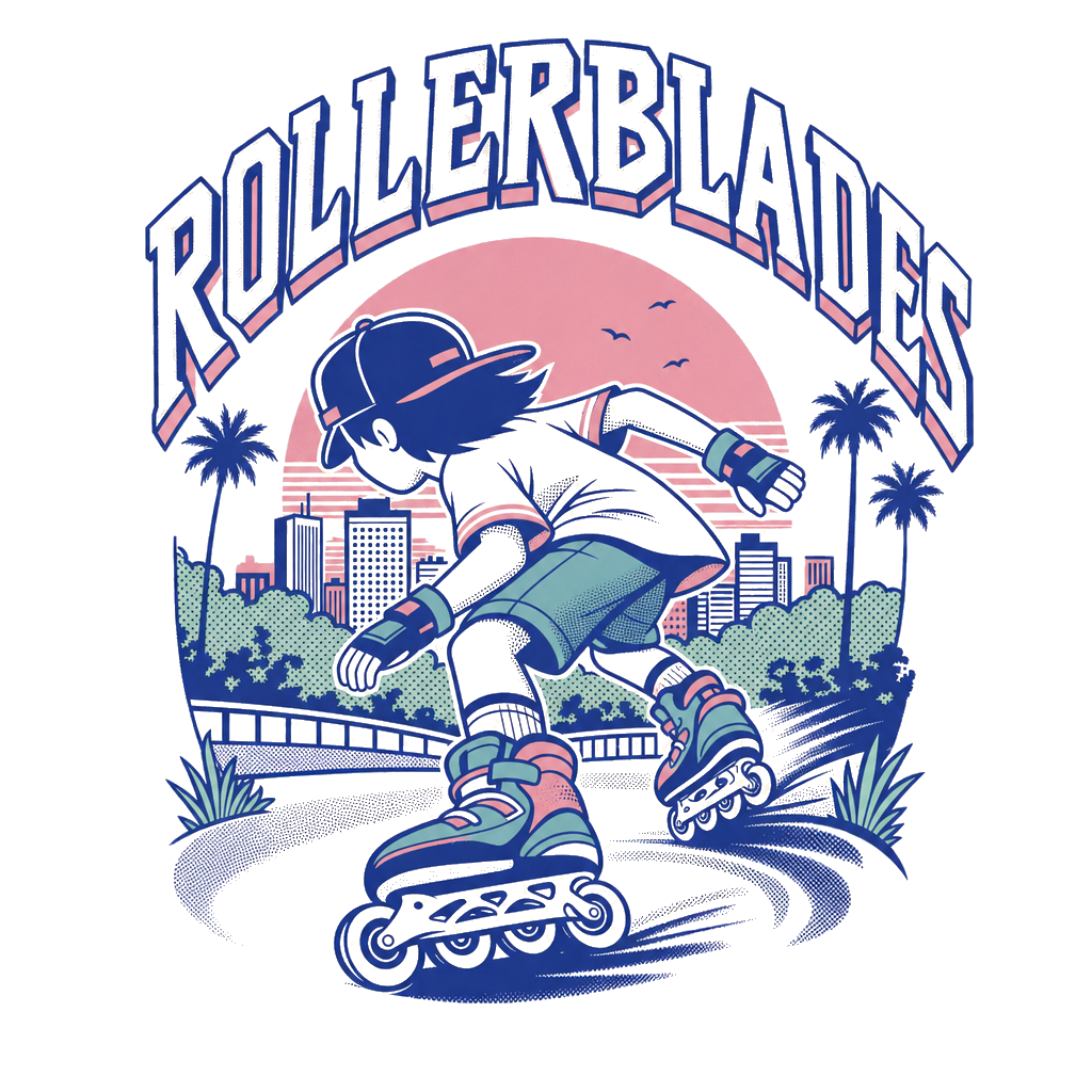 T-Shirt Rollerblades - Collection Objets Cultes Années 90