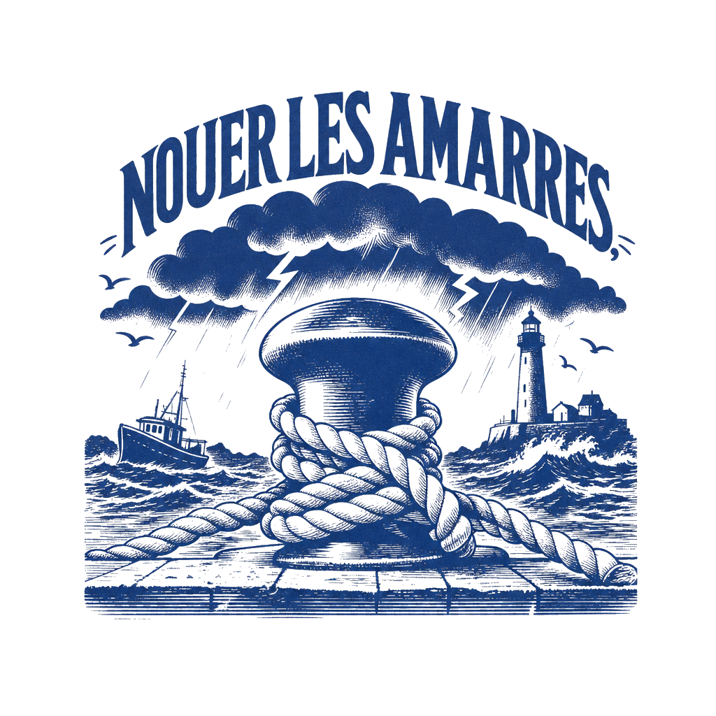 T-shirt 'Nouer les amarres' - Collection Expressions de marins