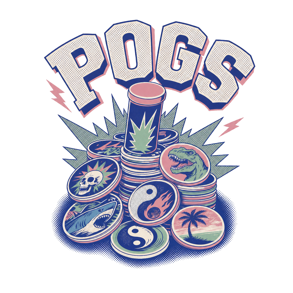 T-Shirt Pogs | Collection Objets Cultes Années 90 | Maison Souvenirs