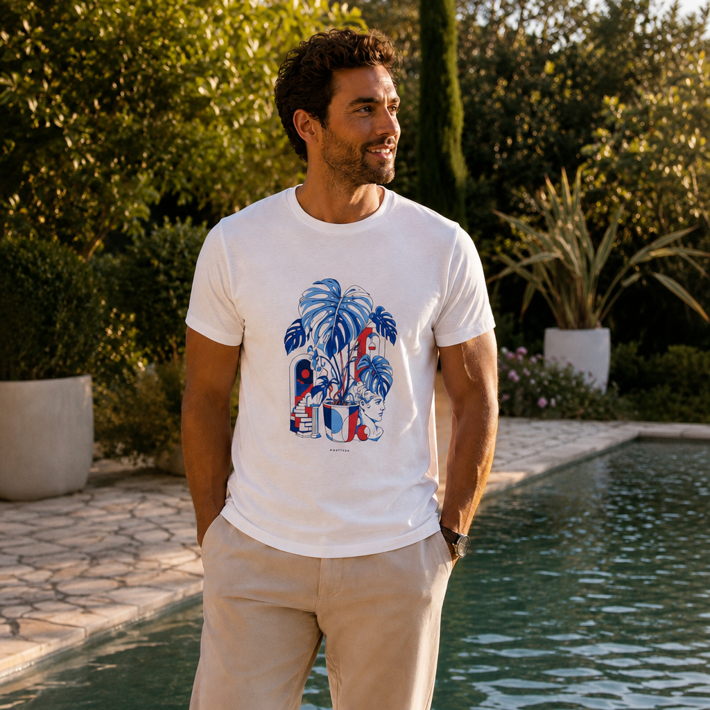 Design Monstera Deliciosa en Coton